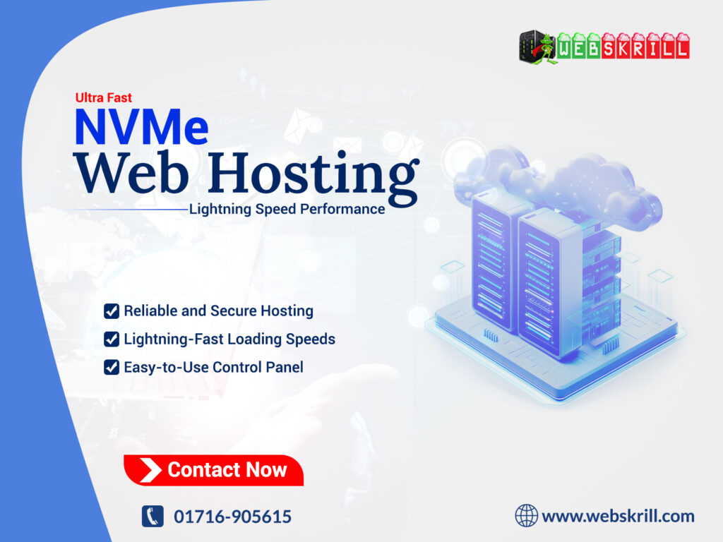 Premium WordPress Hosting architecture with NVMe storage and Anti-DDoS protection